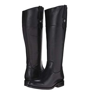 Frye Jayden Button Tall Boots - Black - Size 10 M